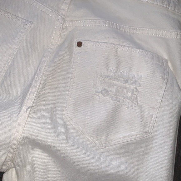 Distressed straight jeans - Picture 6 of 15